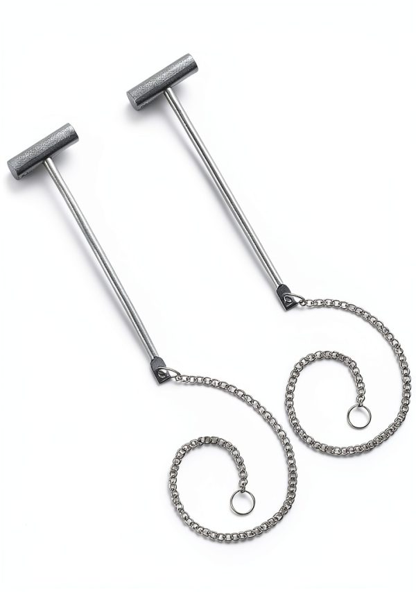 Fire Emergency Button Hammer PRETYZOOM 2pcs Silver 33x3x1cm-0