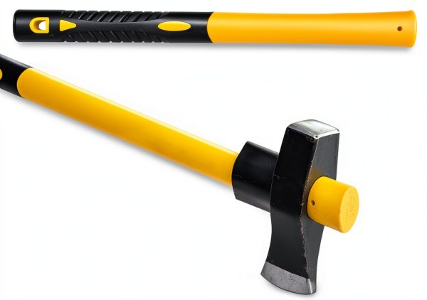 High Strength Fiberglass Sledge Hammer Handle by Holibanna Yellow Grip-2