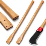 Leinuosen 2 Pcs Ditch Bank Blade Handles 3 Hole Axe 38in Grip-0