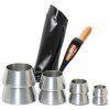 20 Pcs Safety Round Handle Wedges Axe Hand Metal Wedge Hammer Handle Steel Wedge Mauls Handle Wedge Kit for Axe Claw Hammer Sledge (0.31/0.39/0.47/0.55 Inch)-2