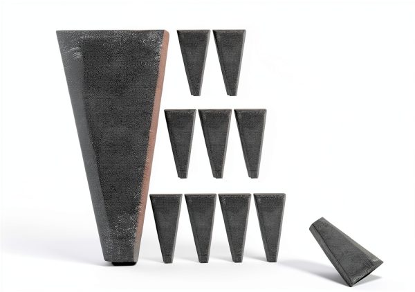 Triangle Wedge 10pcs High‑Carbon Steel Hammer Handles Gadpiparty-3