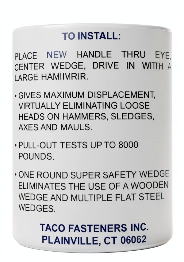 Super Safety Conical Handle Wedges 15 Pack TACO - Handles, 3 Sizes-4
