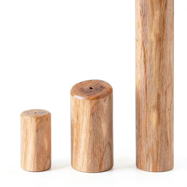 Bucherry 2 Sets 36" Replacement Hammer Handle Kit Includes 2 Sledge Hammer Handle Replacement, 4 Wood Wedges and 4 Steel Wedges for Decking Framing Carpentry Construction DIY Sledge Axe Tool-2