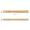Taiyin Replacement Handles for Sledge Hammers 3 Pack 12.7" Oak Wood-1