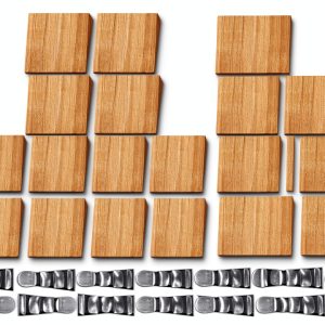 Axe Hammer Handle Wedge Kit by Otoolling 40 Piece Wood and Steel Set-0