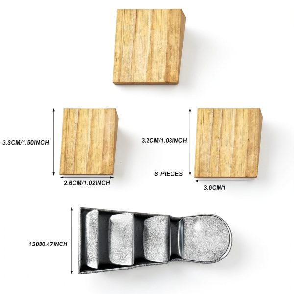 Axe Hammer Handle Wedge Kit by Otoolling 40 Piece Wood and Steel Set-1