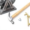 Taiyin Replacement Handles for Sledge Hammers 3 Pack 12.7" Oak Wood-3