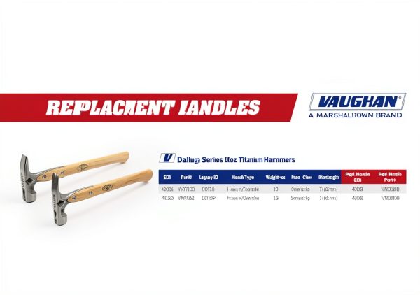 Hammer Handle Vaughan 17-Inch Hickory Straight Wood Model 3800-3